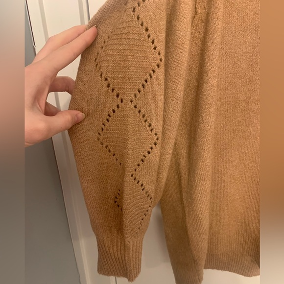 NEW OVLA by Olive & Vine Women’s 3/4 Length Sweater Color Amber - Picture 3 of 8